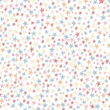Cute small stars repeat seamless vector. Stock Illustration