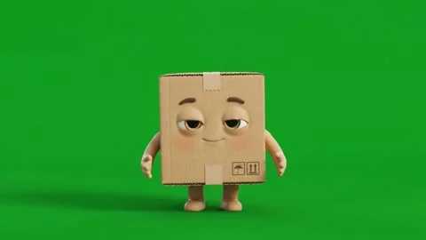 Cute Smart Delivery Buddy Video stock 345830892