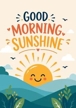 Cute smiling sun Illustration