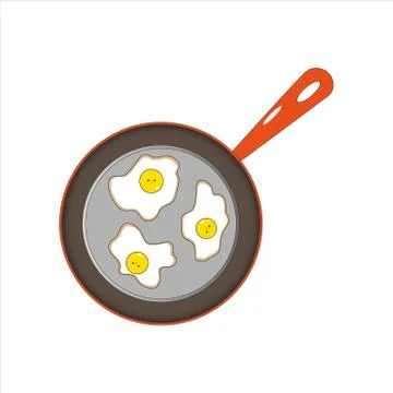 Cute smily eggs faces for your ideas Stock Illustration