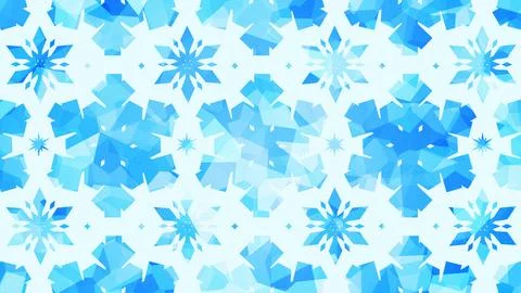 Cute Snowflake Pattern for Winter and Holiday Backgrounds Illustrazione stock