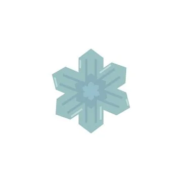 Cute snowflakes on white background Illustrazione stock
