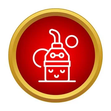 Cute soap bubble machine projecting bubbles illustrating childhood fun Stock Illustration