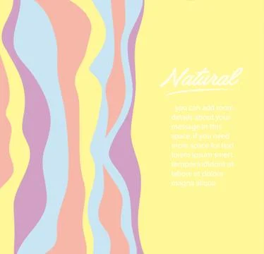 Cute soft rainbow line background vector Stock Illustration