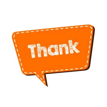 Cute Speech bubble flat vector cartoon style. Isolated on white background. Stock Illustration