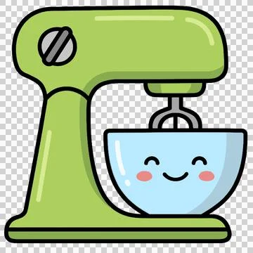 Cute Stand Mixer Ilustración de archivo