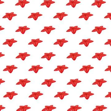 Cute starfishes summer pattern background 스톡 일러스트