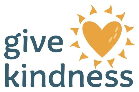 Cute sticker with sun in the shape of a heart. Concept of kindness, love, t.. Stock Illustration