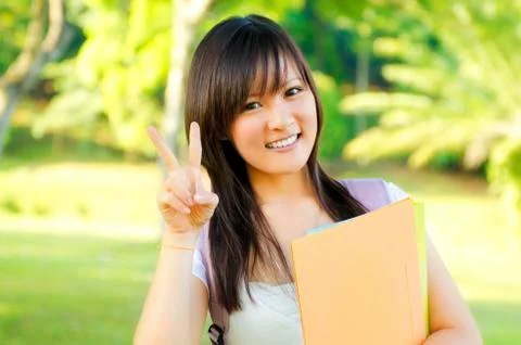 Cute student Stock Photos