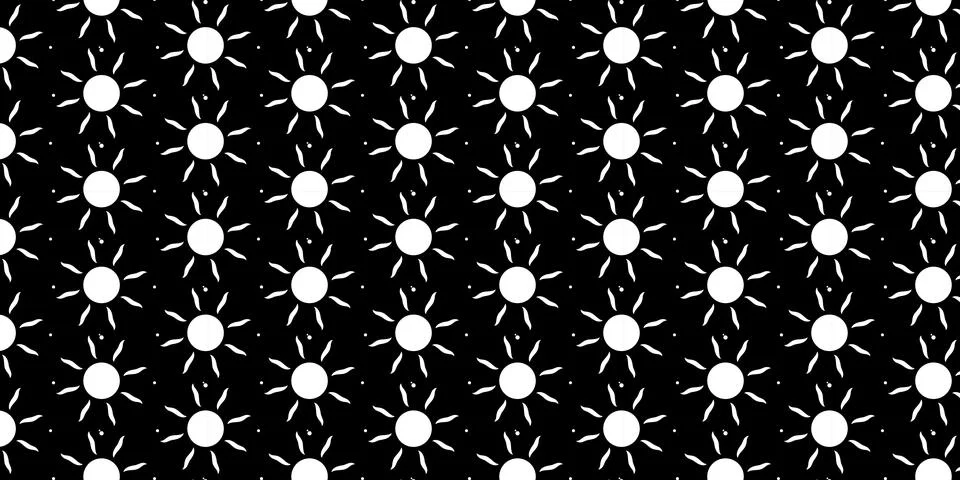 Cute Sun Pattern Background for Summer Design 库存插图