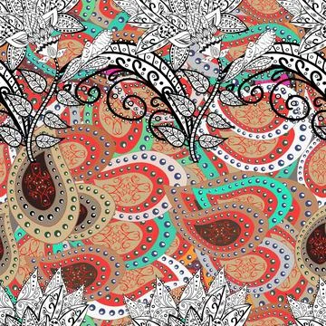 Cute super abstract and nice interesting picture Stock Illustration