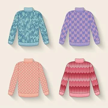 Cute sweater set Stock Illustration