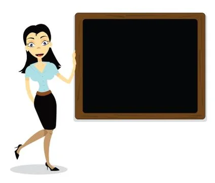 Cute Teacher Stock Illustration