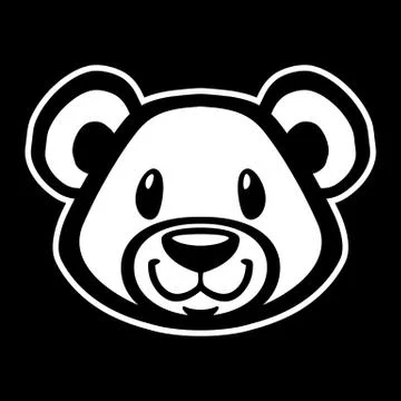 Cute Teddy Bear vector icon Stock Illustration