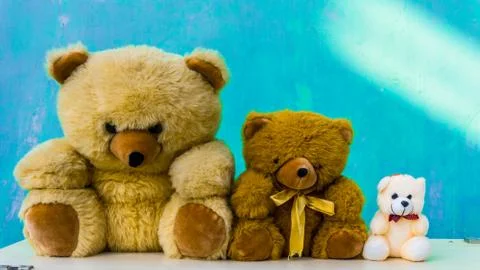 Cute teddy bears Stock Photos