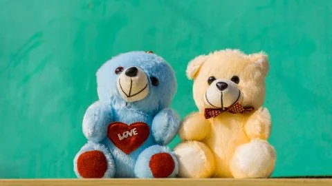 Cute teddy bears Stock Photos