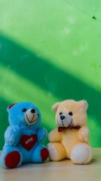 Cute teddy bears Stock Photos