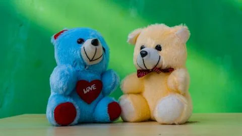 Cute teddy bears Stock Photos