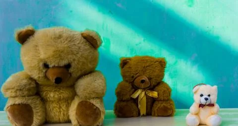 Cute teddy bears Stock Photos
