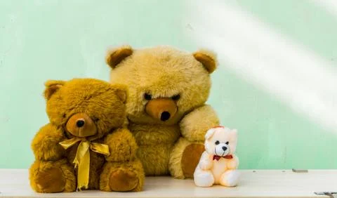 Cute teddy bears Stock Photos