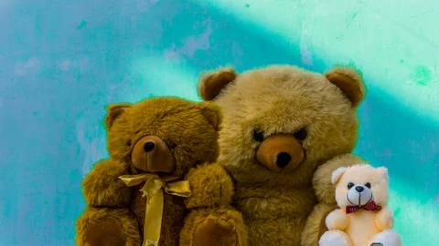 Cute teddy bears Stock Photos