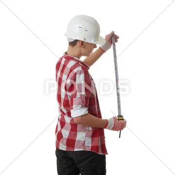 Cute teenager boy over white isolated background Stock Photos
