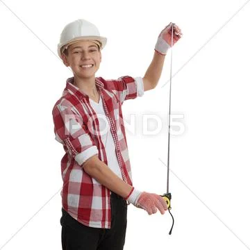 Cute teenager boy over white isolated background Stock Photos