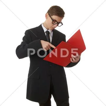 Cute teenager boy over white isolated background Stock Photos