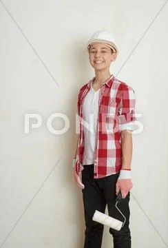 Cute teenager boy over white isolated background Stock Photos