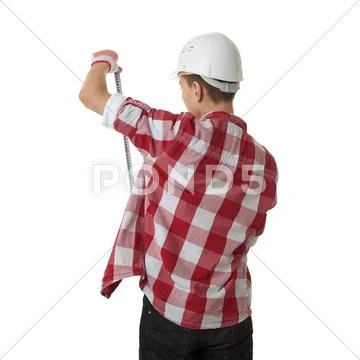 Cute teenager boy over white isolated background Stock Photos