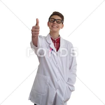 Cute teenager boy over white isolated background Stock Photos
