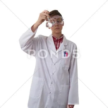 Cute teenager boy over white isolated background Stock Photos