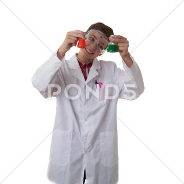 Cute teenager boy over white isolated background Stock Photos