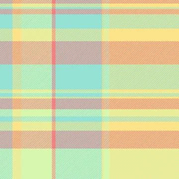 Cute textile background pattern, oilcloth seamless vector tartan. Best chec.. Stock Illustration