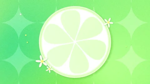 Cute Textured Lime Frame Loop with Green Gradient 库存影片 334765467