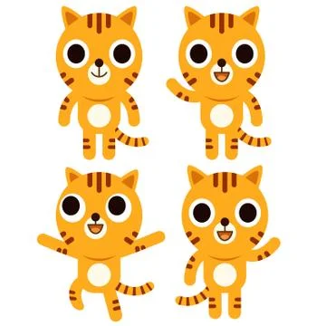 Cute Tiger Stock Illustration