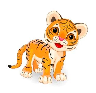 Cute  tiger Stock Illustration