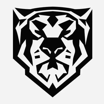 Cute tiger Logo, Predator logo, zoo Vector, Wild Animal vector, tiger vector イラスト素材
