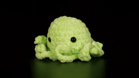 Cute Toy Octopus Video stock 333272982