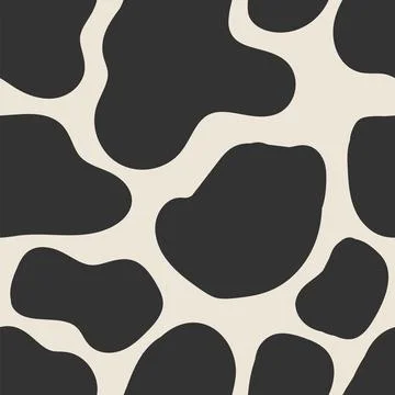 Cute trendy motley seamless pattern with abstract nature elements shape Stock Illustration