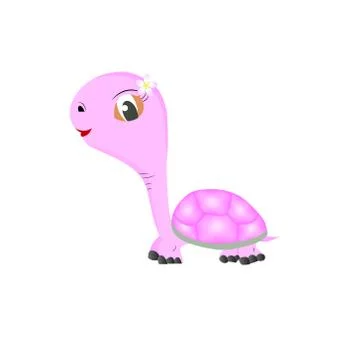 Cute turtle cartoon Illustrazione stock