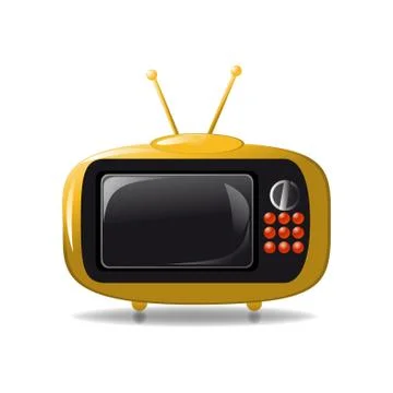 Cute tv animation Stock Illustration