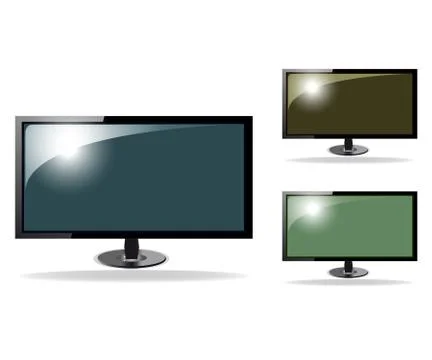 Cute tv vector hd Stock Illustration