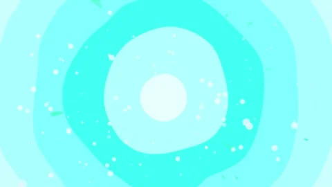 Cute underwater animation Stock Footage 311904182