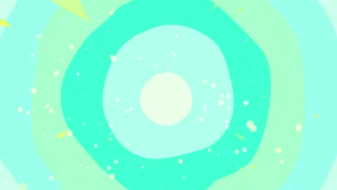 Cute underwater animation Stock Footage 311904198