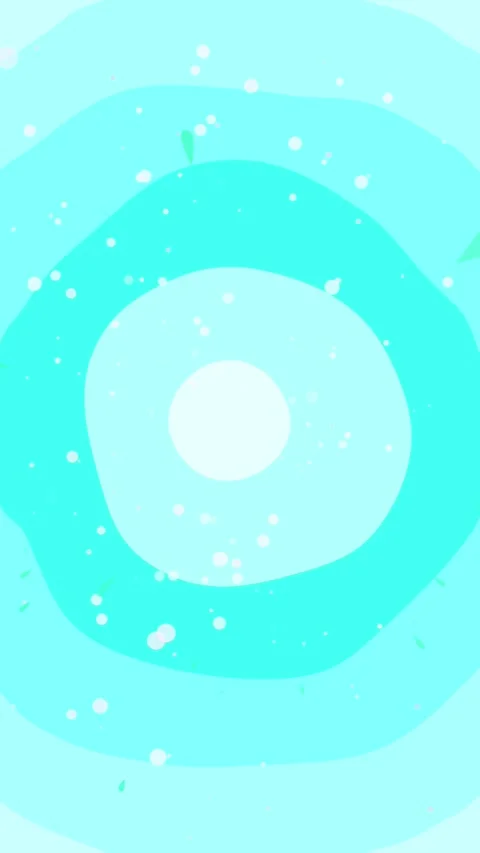 Cute underwater animation Stock Footage 311904224