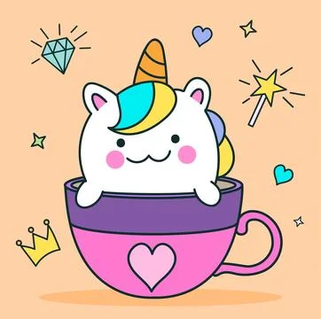 Cute Unicorn concept Stock-Illustration