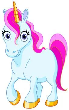 Cute unicorn Stock Illustration