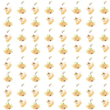 Cute unicorn seamless pattern for textile. Childish magic background. Stock Illustration