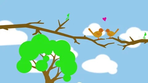 Cute Valentine's day animation Stock Footage 85531532